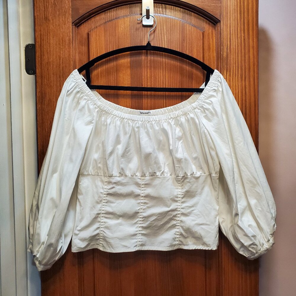 Reformation Truffle Top, Size 12